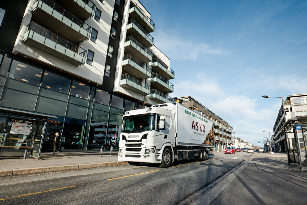 Scania sähköauto Oslossa
