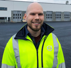 Volvo Truck Center Jyväskylän korjaamopäällikkö Markus Hämäläinen