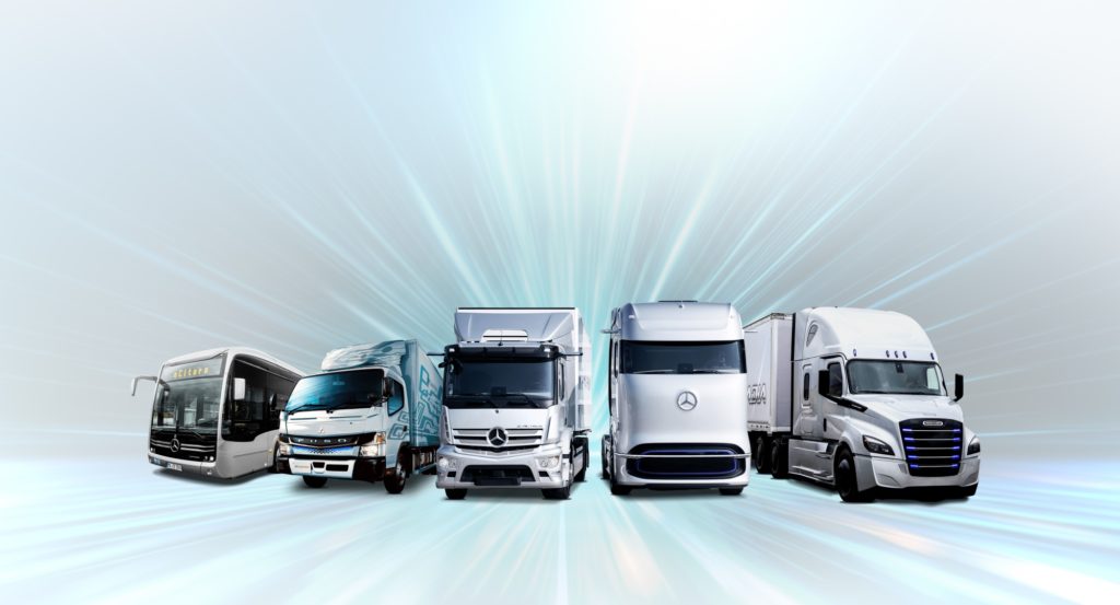 Daimler Truck sähköajoneuvot