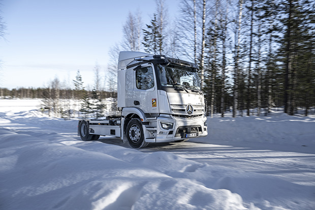 Mercedes-Benz Trucks testet in Finland