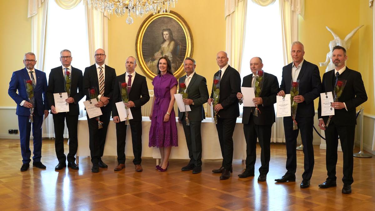 Moottoriliikenteen ansiomitalien saajat 2026