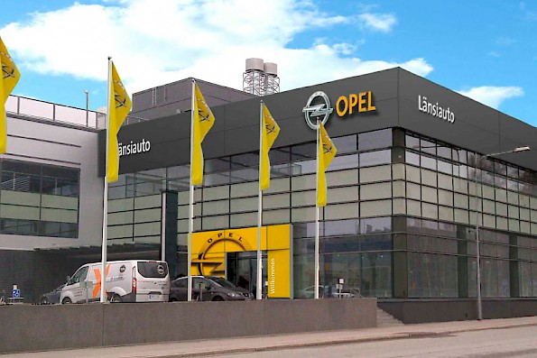 Opelille uusi eksklusiivinen myymÃ¤lÃ¤ Herttoniemeen